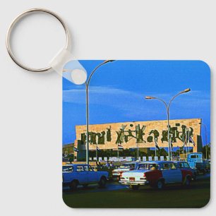 Vintager Irak Baghdad-Tahrir-Platz Schlüsselanhänger
