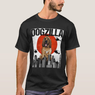 Vintager japanischer Dogzilla Bloodhound T-Shirt
