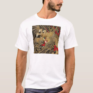 Vintager japanischer Drache T-Shirt