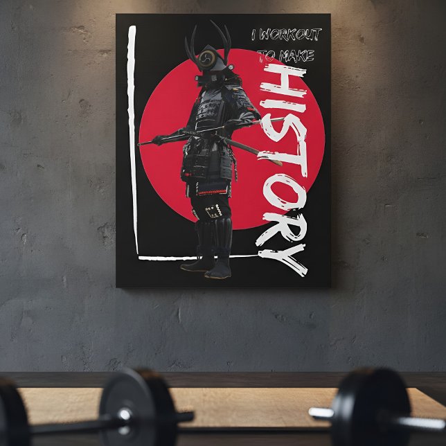 Vintager japanischer Samurai-Krieger Leinwanddruck (Von Creator hochgeladen)