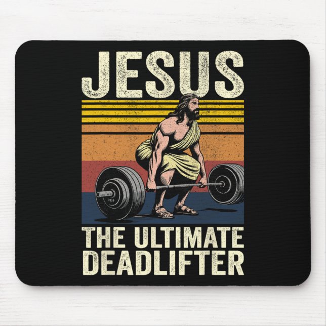 Vintager Jesus der ultimative Todesritter, der lus Mousepad (Vorne)