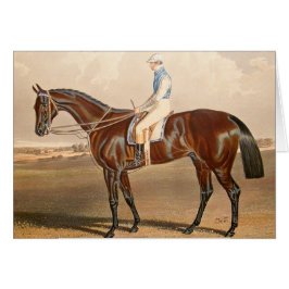 Vintager Jockey auf Racehorse