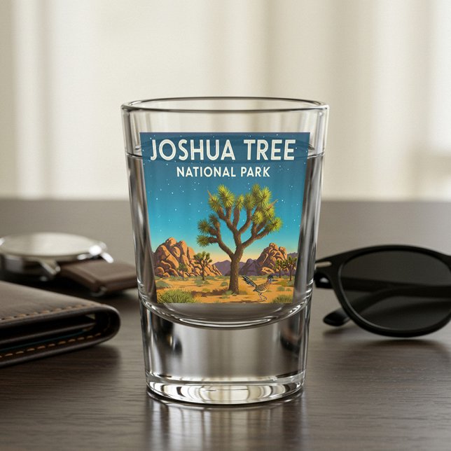 Vintager Joshua-Tree-Nationalpark Schnapsglas (Von Creator hochgeladen)