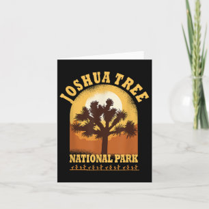 Vintager Joshua Tree Retro-Nationalpark Karte