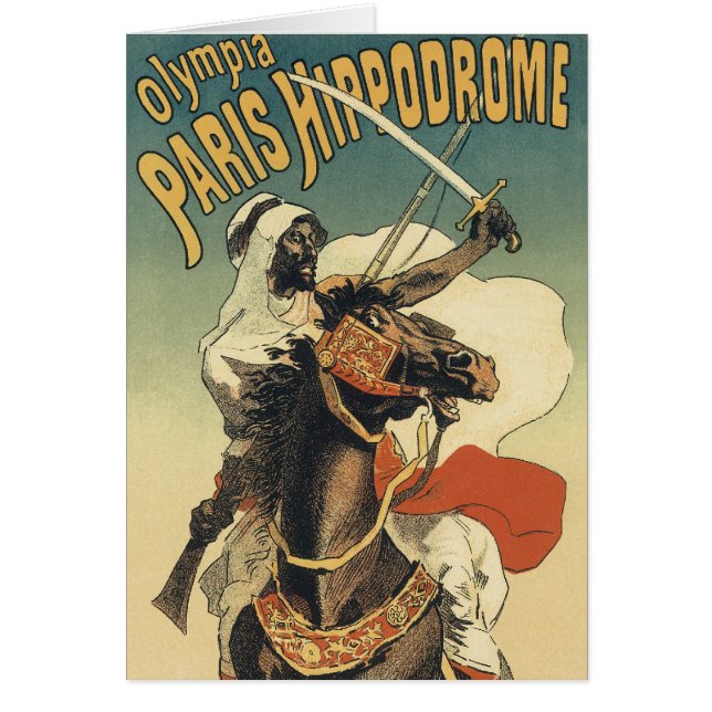 Vintager Jugendstil, Araber der Sahara (Vorne)