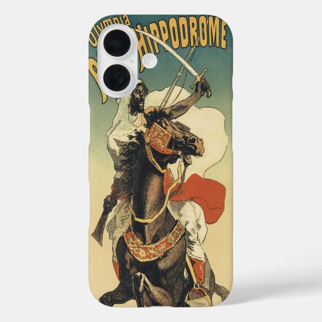 Vintager Jugendstil, Araber der Sahara iPhone 16 Hülle (Rückseite)