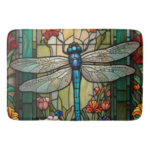 Vintager Jugendstil-Drachenfliege Badematte