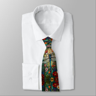 Vintager Jugendstil-Drachenfliege Krawatte