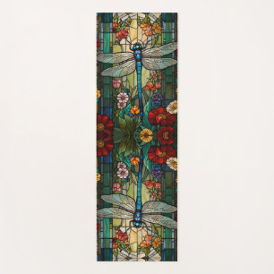 Vintager Jugendstil-Drachenfliege Yogamatte