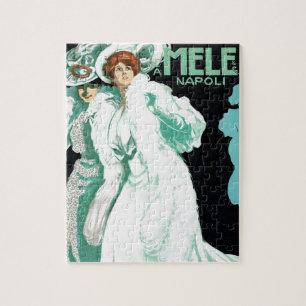 Vintager Jugendstil, italienische Mode, Extravagan