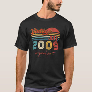 Vintager Juli 2009 Ursprünglicher Teil 13 Jahre al T-Shirt