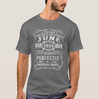 Vintager Juni 1952 70. Geburtstag perfekt 70 T-Shirt
