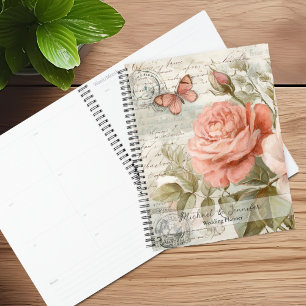 Vintager Junk Journal Wedding Planner Planer
