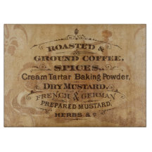 Vintager Kaffee und Gewürze Rustikal und stilvoll