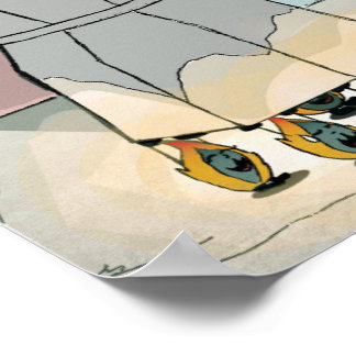 Vintager Kaffeemaschine Poster