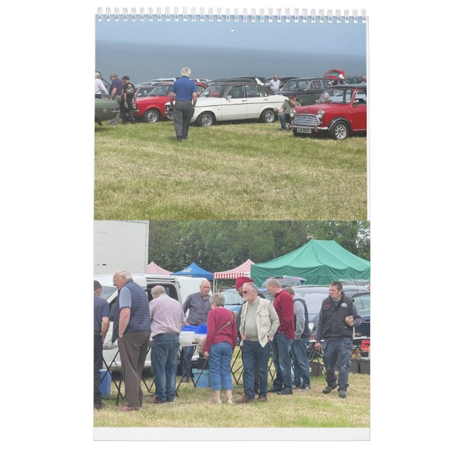 Vintager Kalender (Rückseite)