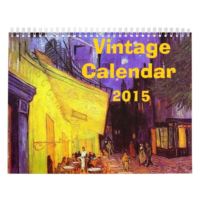 Vintager Kalender 2015 (Titelbild)