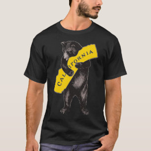 Vintager kalifornischer Bärenhaufen T-Shirt