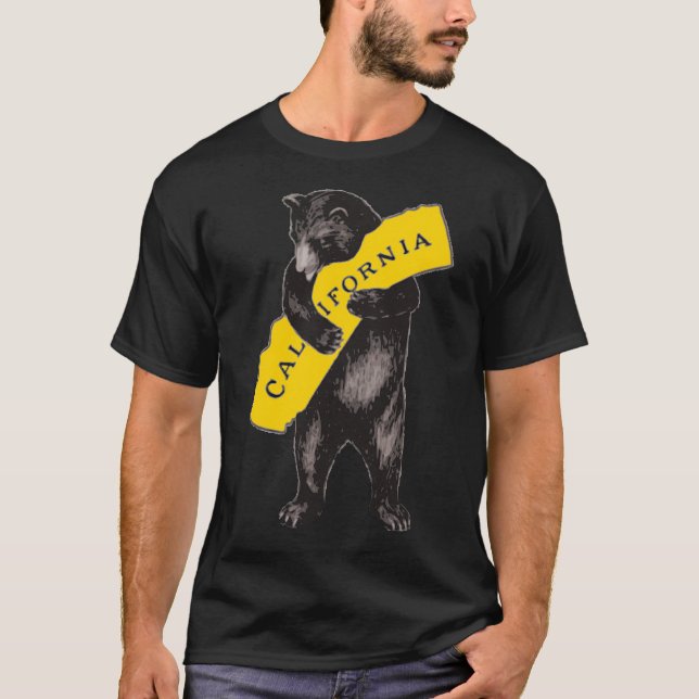 Vintager kalifornischer Bärenhaufen T-Shirt (Vorderseite)