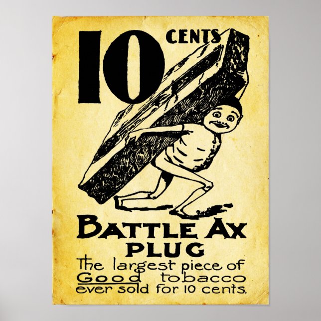 Vintager Kampf gegen Tabak Poster (Vorne)