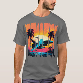 Vintager Kampfjet T-Shirt