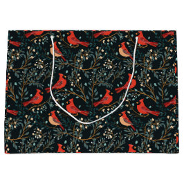 Vintager Kardinal Große Geschenktüte