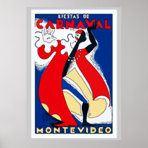 Vintager Karneval Poster