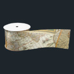 Vintager Karten-Druck Satinband<br><div class="desc">Dieses ist ein fantastischer Vintager Kartendruck.  Vervollkommnen Sie für diese Vintage ästhetische Reise.</div>