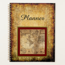 Vintager Kartenplaner