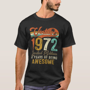 Vintager Klassiker, 50 Jahre alt, Geboren 1972 T-Shirt