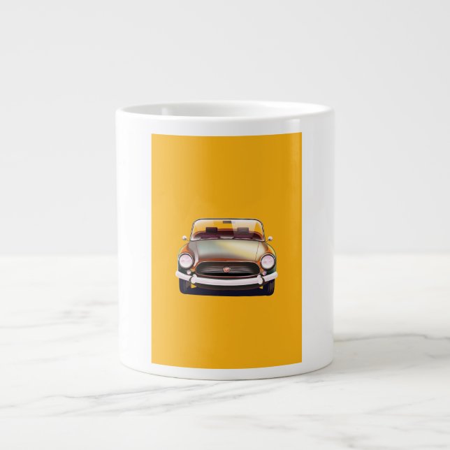 Vintager Klassiker Jumbo-Tasse (Vorderseite)