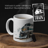 Vintager klassischer amerikanischer Eisenbahnverke