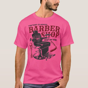 Vintager klassischer Friseur Funny Girl T-Shirt