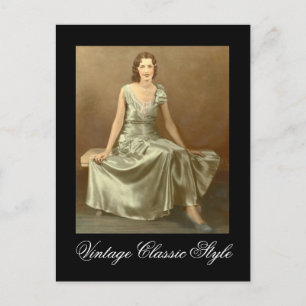 Vintager klassischer Stil Postkarte