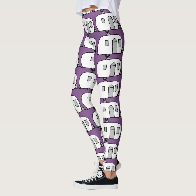 Vintager klassischer Wohnwagen Leggings (Links)