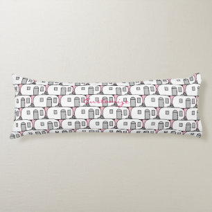 Vintager klassischer Wohnwagen Seitenschläferkissen