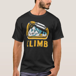 Vintager Klettersteig im Sonnenuntergang T-Shirt