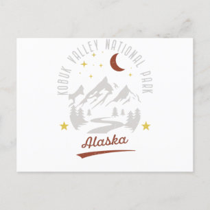 Vintager Kobuk-Tal Nationalpark Alaska Postkarte