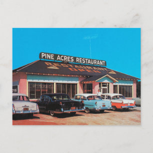 Vintager Kodachrome-Diner 50 Postkarte