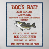 Vintager Köder Fischen