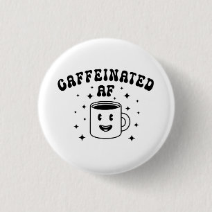 Vintager Koffeinat-AF Button