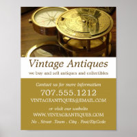 Vintager Kompass, Antiquitätenhändler, Store