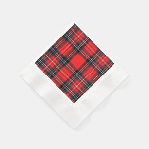 Vintager Königtartan Serviette