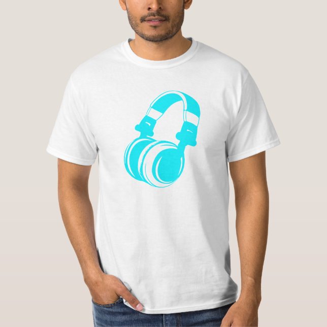 Vintager Kopfhörer-T - Shirt (Vorderseite)