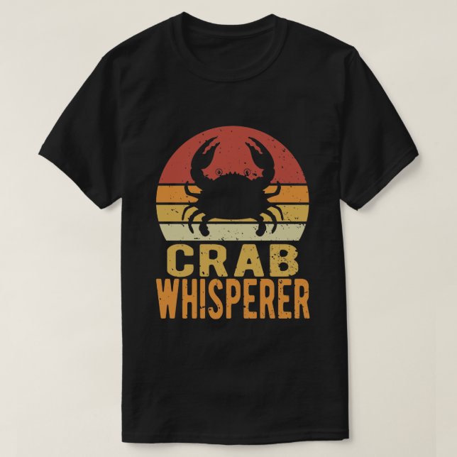 Vintager Krabbenflüster - Crabbing Jagd T-Shirt (Design vorne)