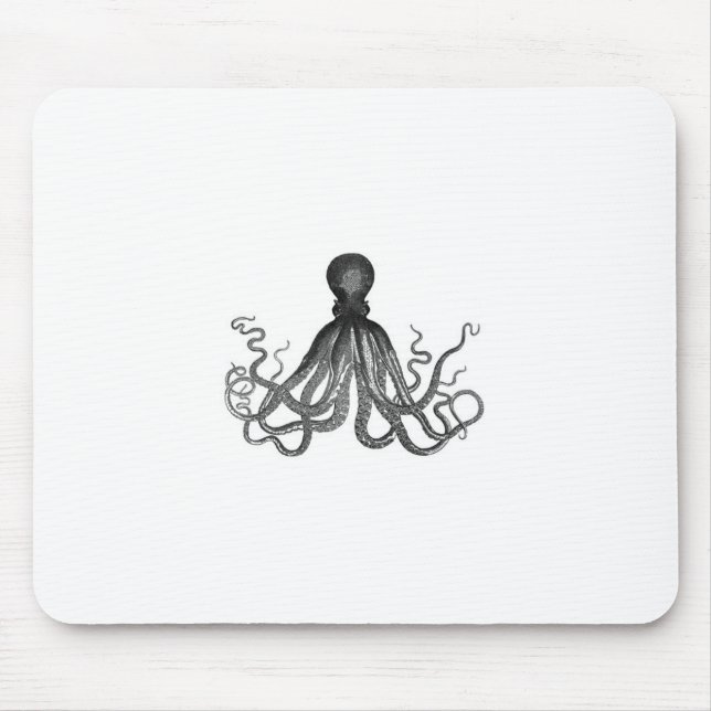 Vintager Krakenstich Mousepad (Vorne)