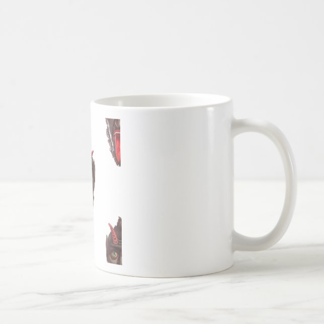 Vintager Krampus Kaffeetasse (Rechts)
