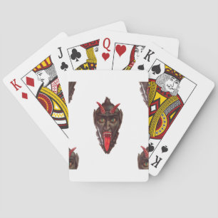 Vintager Krampus Spielkarten