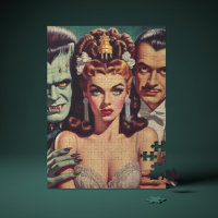 Vintager, kreolischer Horror Kunst