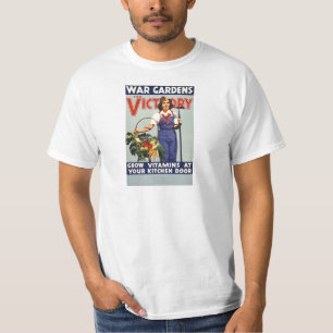 Vintager Krieg für Sieg-Gärten T-Shirt